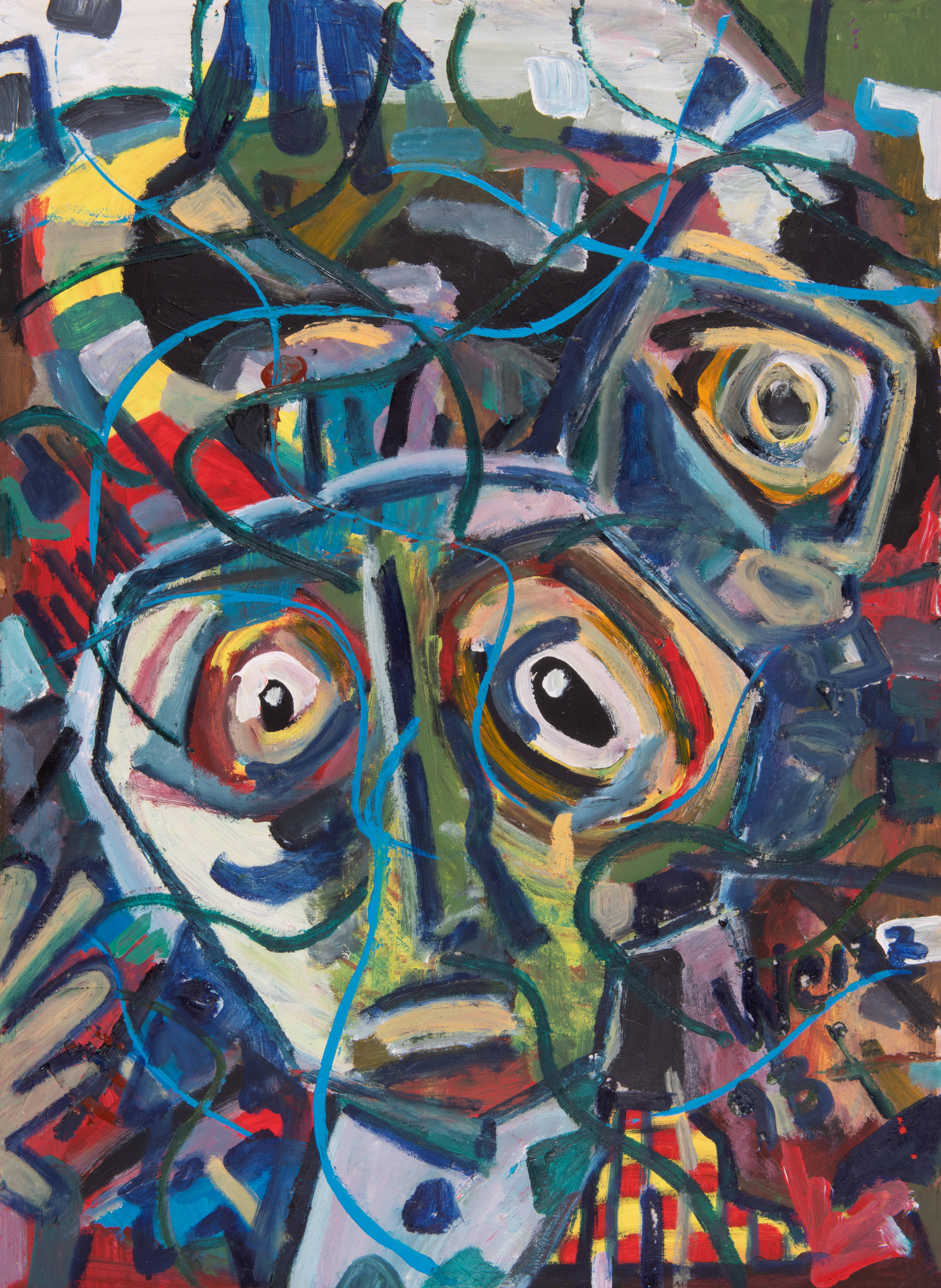 1. Glava 1993. 74 x 60 cm